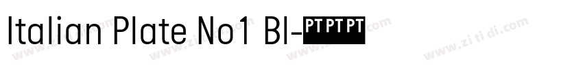 Italian Plate No1 Bl字体转换 Italian Plate No1 Bl字体转换